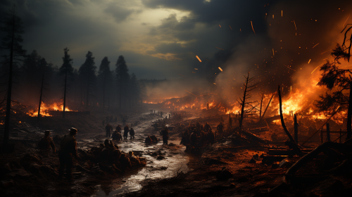 Dead soldiers on Civil War battlefield Dead soldiers on Civil War battlefield