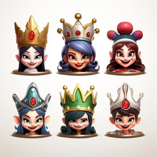 Avatars of Eight Queens Clash Royal