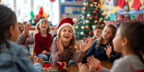 Classroom Charades Game Christmas