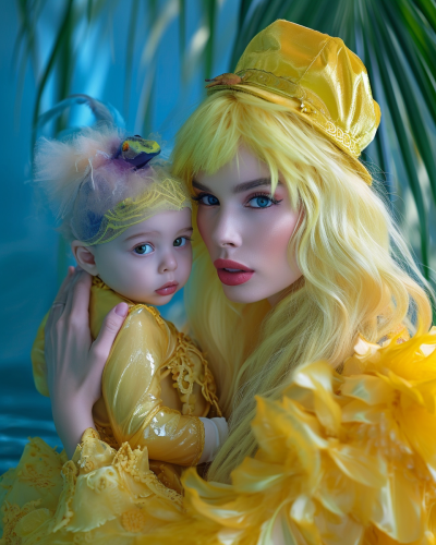 Claudia Schiffer Glamglow photoshoot