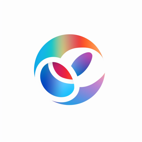 Clean modern logo with loupe design Clean modern logo with loupe design