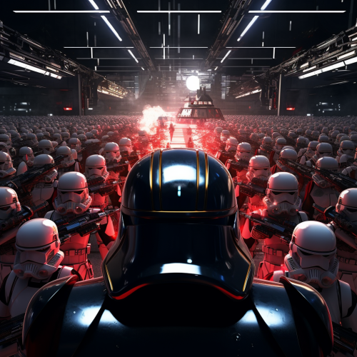 Epic Battle Between Clones and Droids