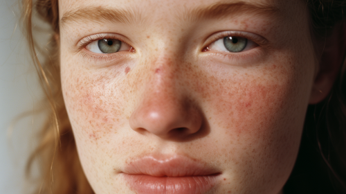 Close-Up of Woman's Perfect Skin in Skincare Photography Close-Up of Woman's Perfect Skin in Skincare Photography