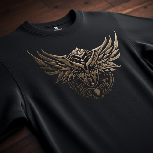 Stylish clothing brand logo emblem