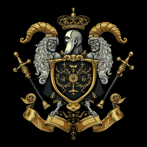 Coat of Arms with Ears, Scalp, and Tuning Fork