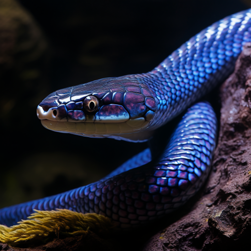 Blue cobalt giant eel