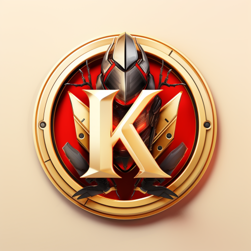 Cockroach and Letter K Fusion Logo