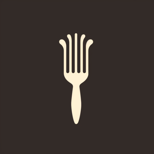 Code Fork Symbol Logo Illustration