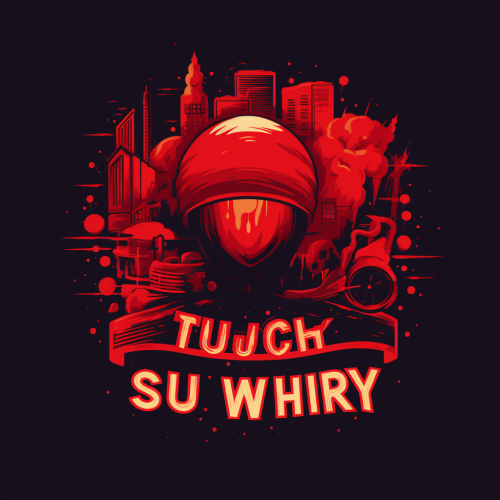 Fun and Colorful Movie Review Podcast Logo