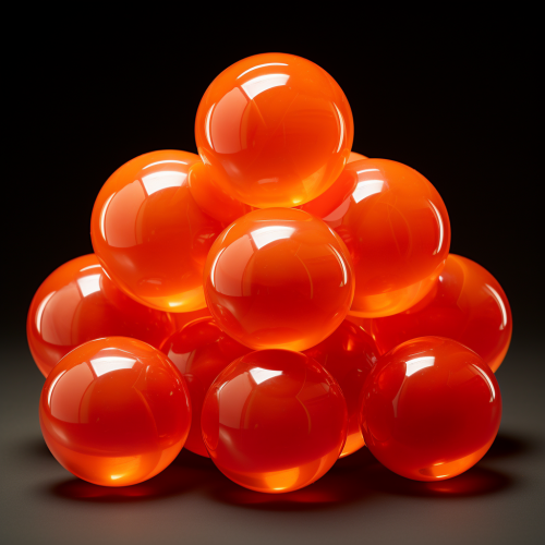 Assorted colorful translucent marbles Assorted colorful translucent marbles