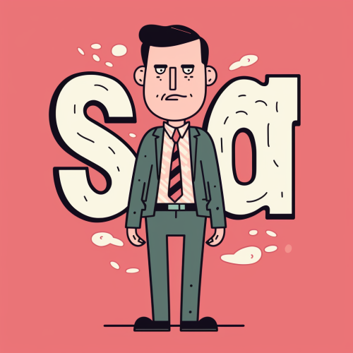 Comic Sans Font personified Comic Sans Font personified