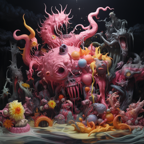 Vibrant visuals of extravagant attacks