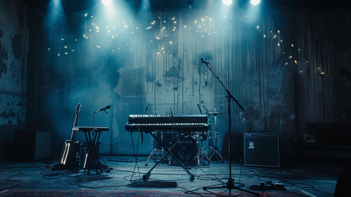 Music Disk Concert Room Stage Music Disk Concert Room Stage