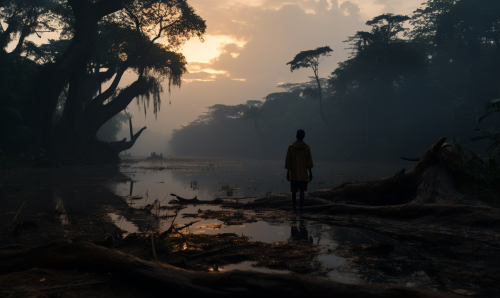 Stunning cinematic view of Congo