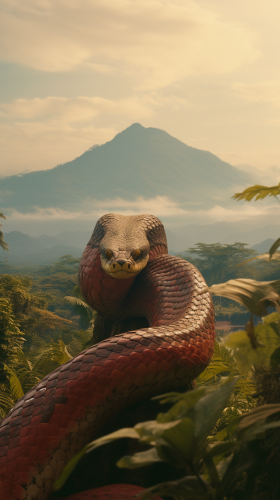 Stunning snake cinematic in the Congo