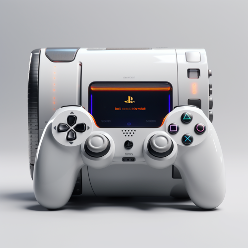 Sony Playstation futuristic console