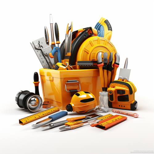 Cartoon Style Construction Tools Cartoon Style Construction Tools