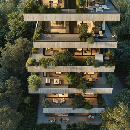 Residential Tower in Switzerland City