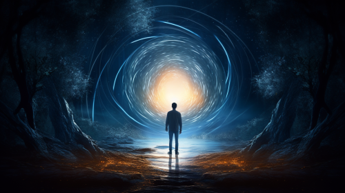 Mesmerizing cosmic vibes black hole image