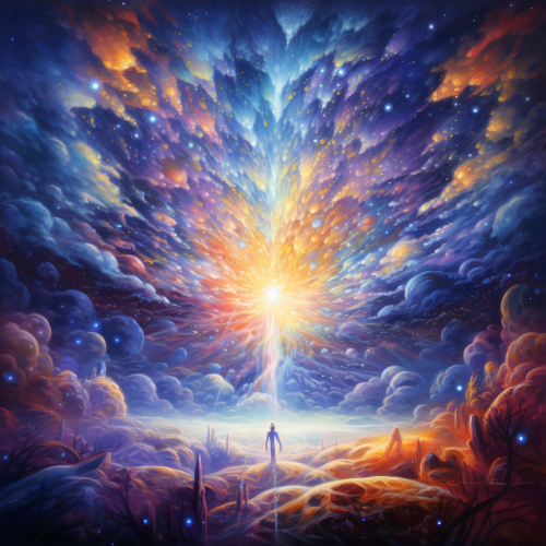 Image of cosmic universe creation Image of cosmic universe creation