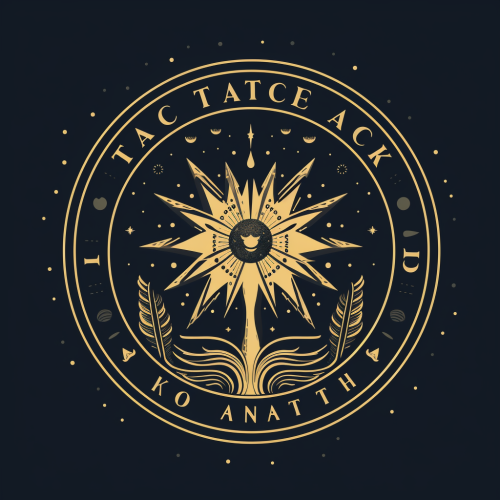 Tarot Style Cozy Community Bookstore Logo