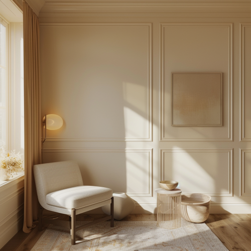 Cream Wall Interior Design Inspiration