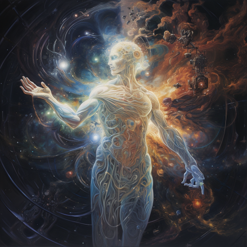 Cosmic meeting of Adam and God Cosmic meeting of Adam and God