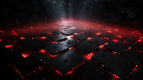 Creative black strategy space background with red highlights Creative black strategy space background with red highlights