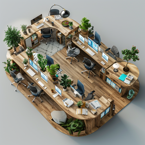 Office Space 3D Model