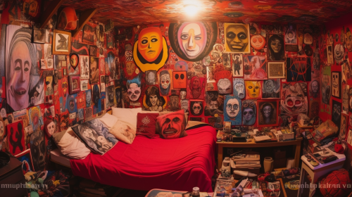 Group of People in Packed Room