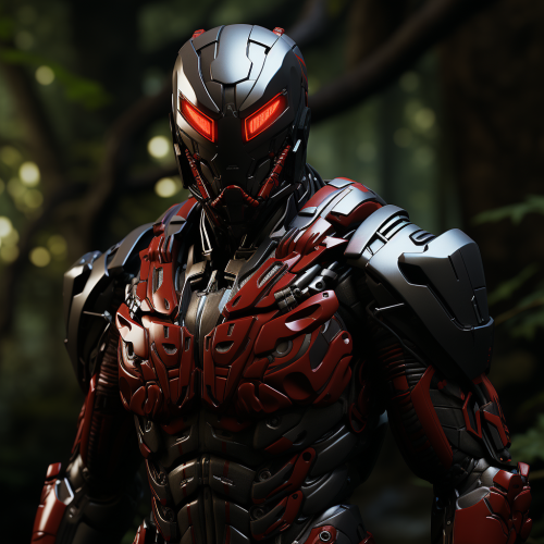 Crysis 3 red armour rendering