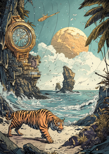 Crystal Spaceship Diamond Jet Island Tiger