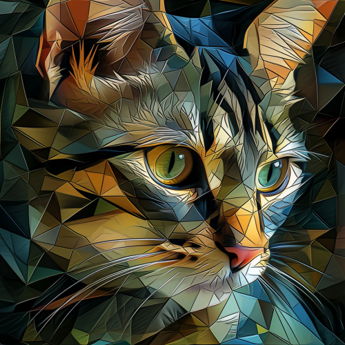 Cubistic cat hyperdimension cubec geometry recurrence abstract