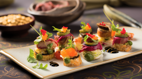 Tantalizing Global Cuisine Dish