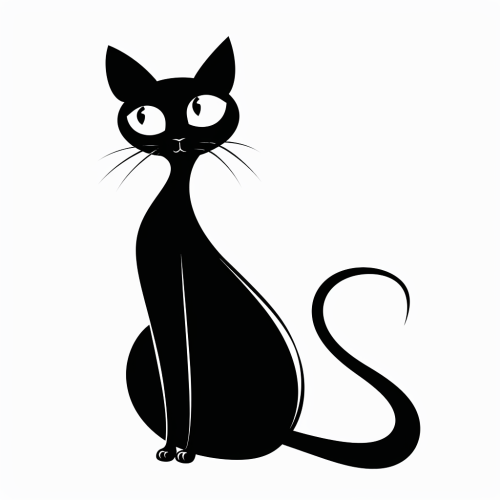 Cute Cat Gothic Symbol