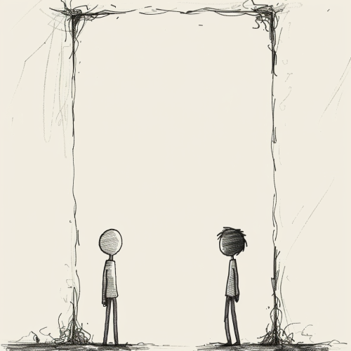 Cute stick figure background design