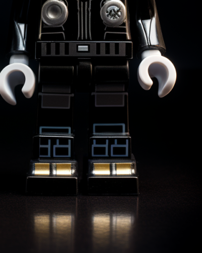 Daft Punk Lego Robots in Formation