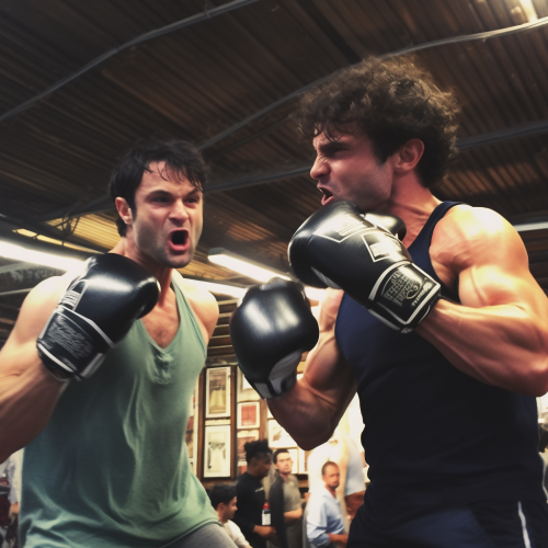 Dan Humphrey boxing fight with Joe Goldberg