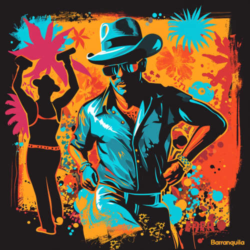 Colorful Dance Party in Barranquilla