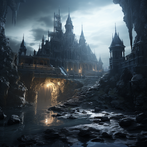 Fantasy Castle Glass Art Fantasy Castle Glass Art