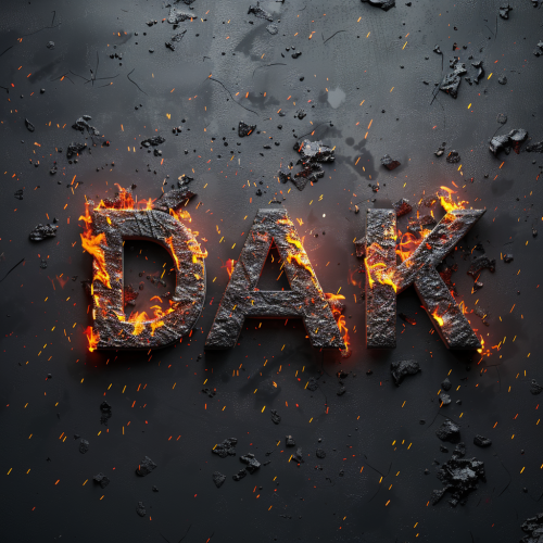 Dark Fire Sparks Texture Design