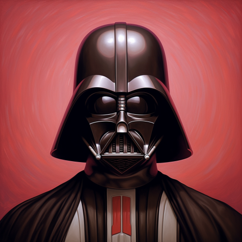 Dark Sith Lord with flat head