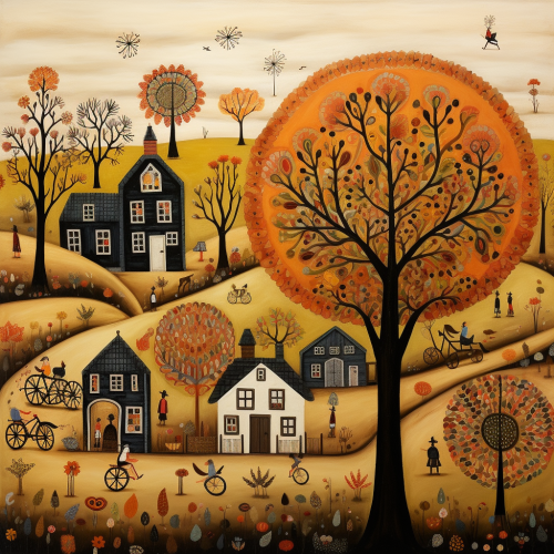 Colorful and Vibrant Date Tree Farm