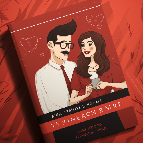 Dating Advice Cartoon in Red and Black