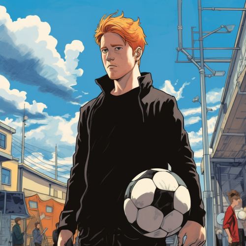 Kevin De Bruyne playing football by Satoshi Kon Kevin De Bruyne playing football by Satoshi Kon
