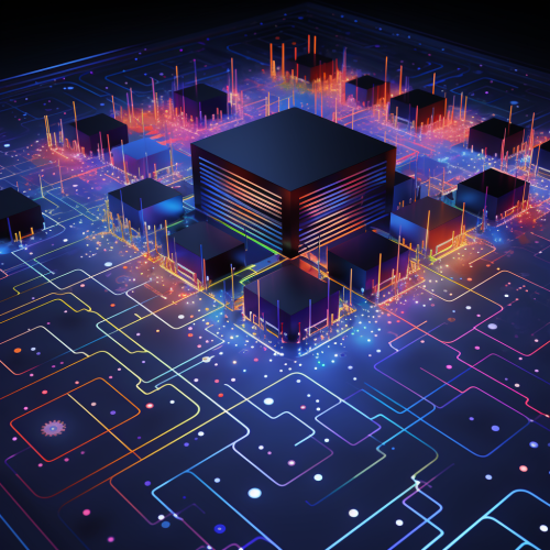 Illustration of Dense Plasmonic Processor