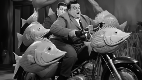 Detective TV Show Bikers Brawl