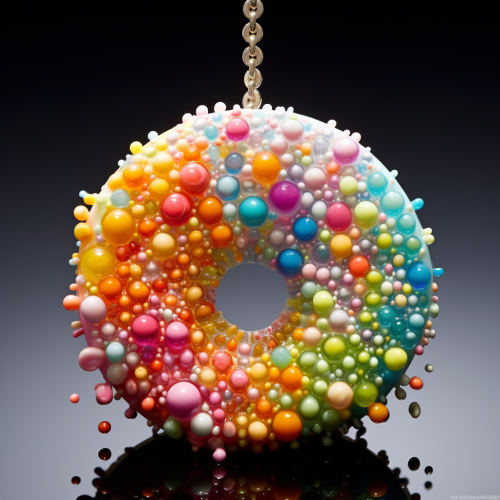 Diamond Necklace Trappin Dots Pendant