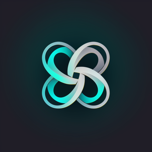 Digital Blockchain Consulting Logo Illustration