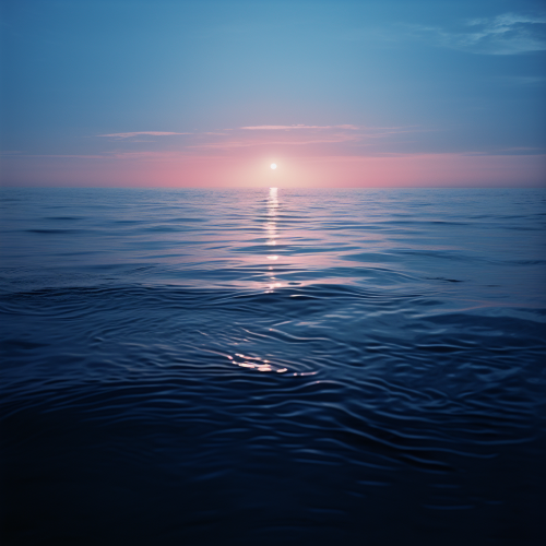 Silhouettes swimming in digital ocean Silhouettes swimming in digital ocean